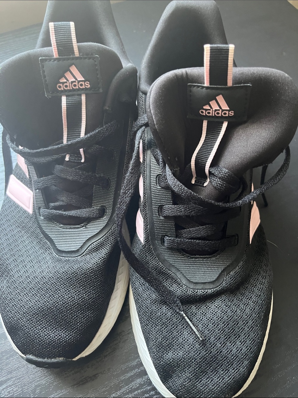 adidas Originals Black and Light Pink Women's Sneakers